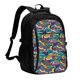 thumbnail image 1 of Disketp Colorful Carp Streamer Mochila de Viaje Estampada para Laptop con Puerto de Carga USB, Mochila Impermeable para Computadora – Regalo para Hombres y Mujeres, 1 of 7