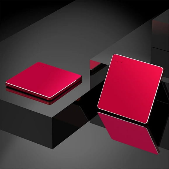 YOPTOP 20000mAh All-metal ultra-thin Power Bank Dual USB Ports External Battery Fast Charging Portable Charger for iPhone 12 11 Pro Max XR XS 6 7 8 Plus,Red