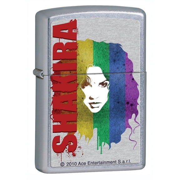 Lighter Shakira Rainbow Street Chrome