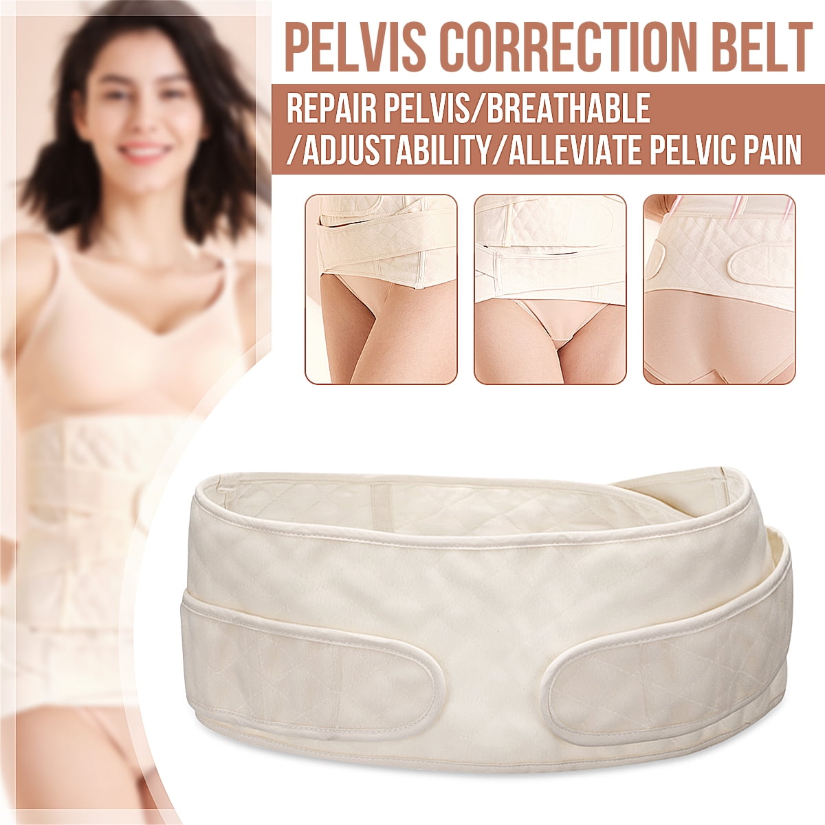 New Postpartum Support Recovery Belt Wrap Waist/Pelvis Postnatal Body Shaper Hot