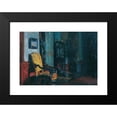 thumbnail image 2 of Rudolf Konopa 18x14 Black Modern Framed Museum Art Print Titled - Interior (Dioseg Castle Near Pressburg) (1926), 2 of 5