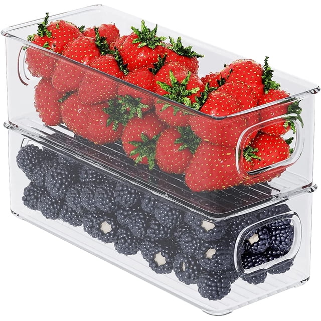8 Pcs Boîtes de Rangement et de Conservation en Plastique