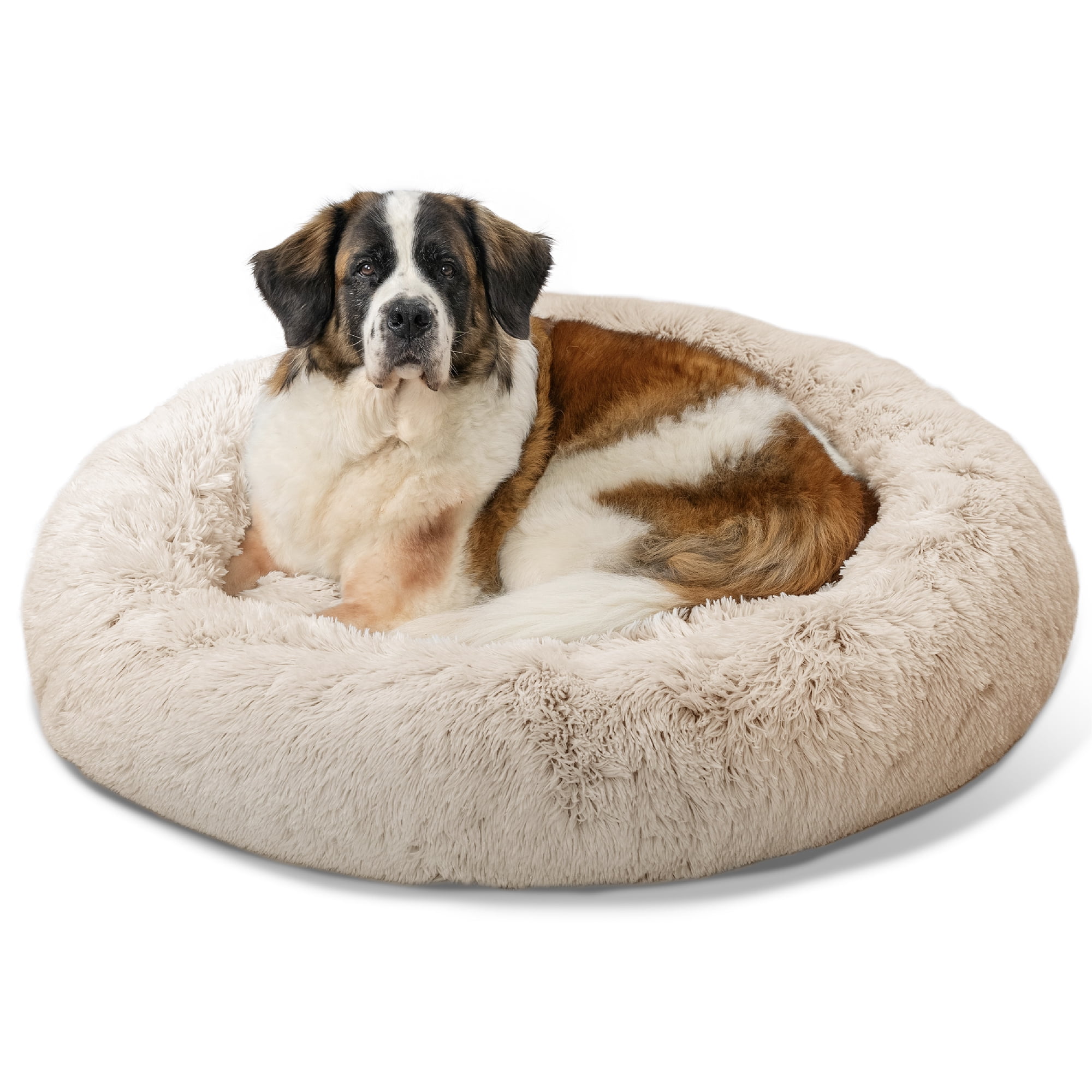 Best Friends by Sheri Calming Polyester Dog Bed  Brown
