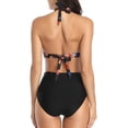thumbnail image 6 of Summer Savings! Ashirexll Womens Swimsuits Bandage One-Piece Bikini Push-up Pad Swimwear Swimsuit Beachwear Plus Size Swimsuit Bathing Suit for Women Watermelon Red M, 6 of 7