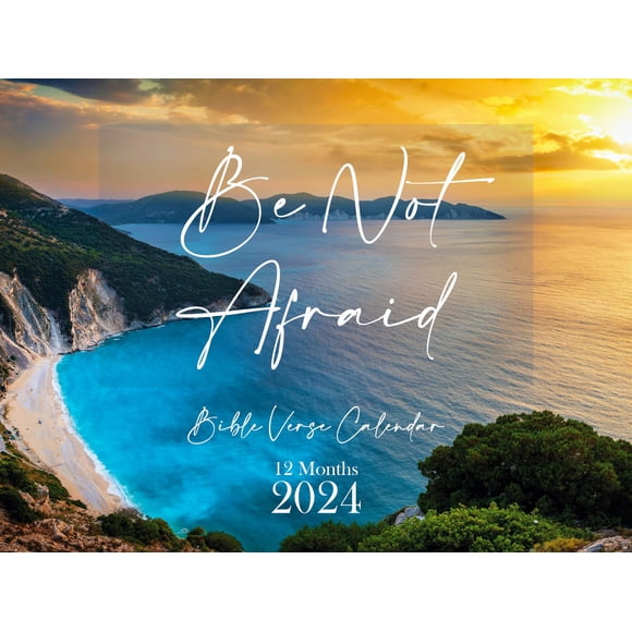 Be Not Afraid Bible Verse Wall Calendar 2024