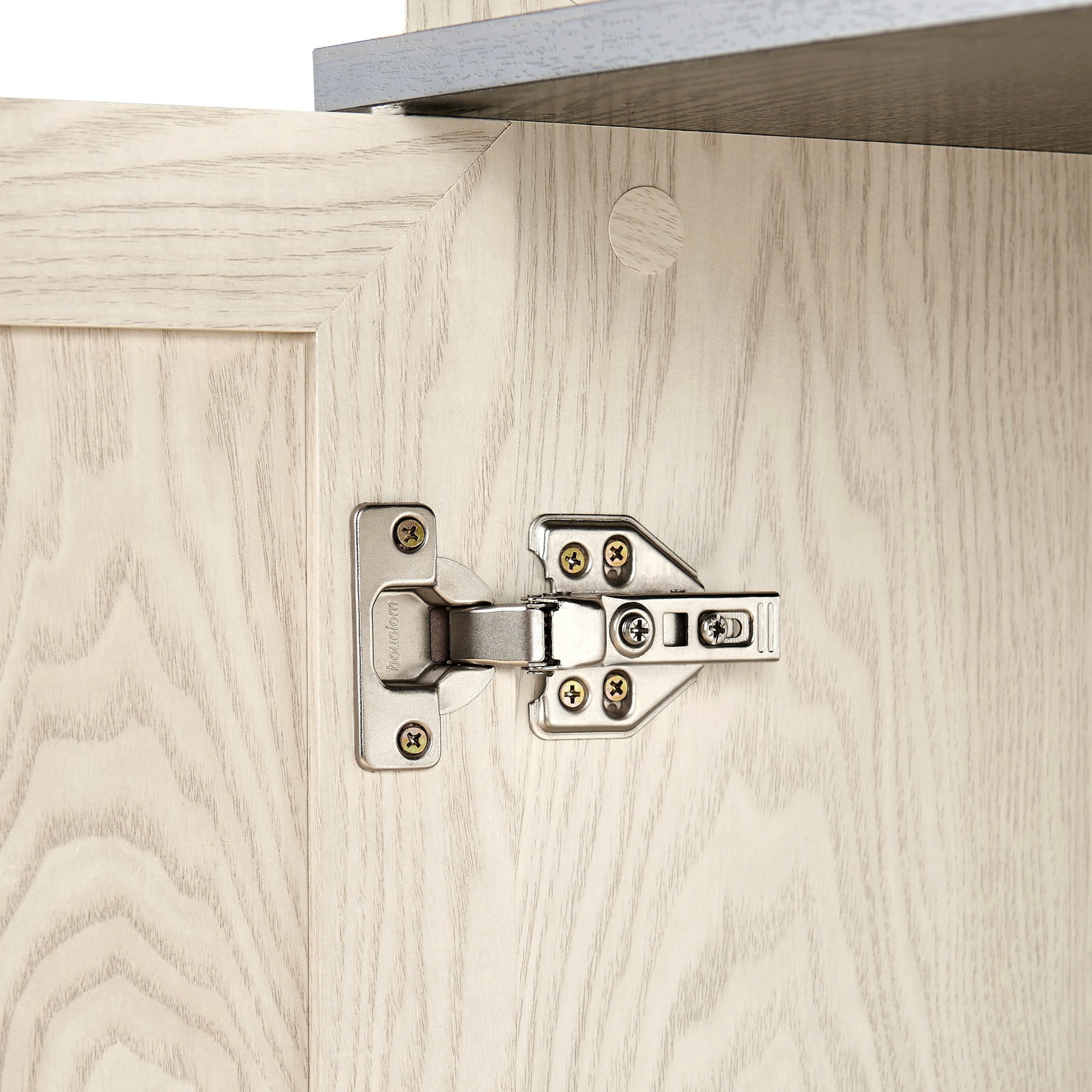 GDF Studio Calis 70.86" Tall Free Combination Modular Wood Storage Cabinet, Cube Display Cabinet Bookshelf, White Oak