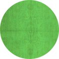thumbnail image 1 of Ahgly Company Indoor Round Oriental Green Industrial Area Rugs, 8' Round, 1 of 4