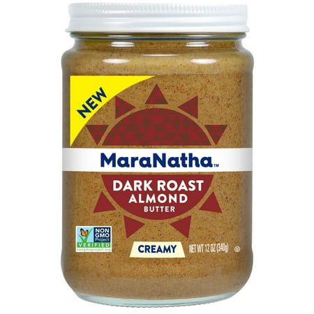 MaraNatha Dark Roast Almond Butter, 12 oz.
