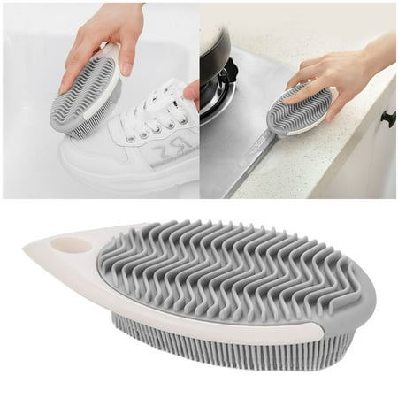 

Jomeoic Silicone Laundry Brush Multifunctional Cleaning Brush Household Clothes Board Brush