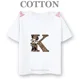thumbnail image 3 of Camiseta de algodón con el alfabeto de Disney Mickey de la A a la Z, moda de verano para niños y niños, camisetas informales de cuello redondo y manga corta, 3 of 5