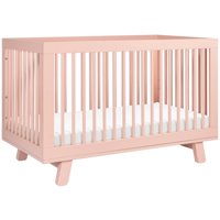 Babyletto Hudson 3 in 1 Convertible Crib in Blush Pink