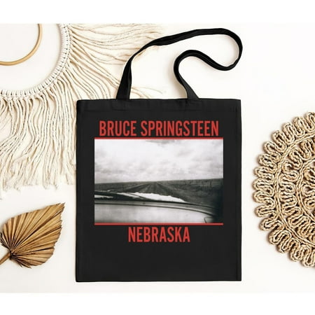 vintage Bruce Springsn Nebraska Tote Bag-TH19838