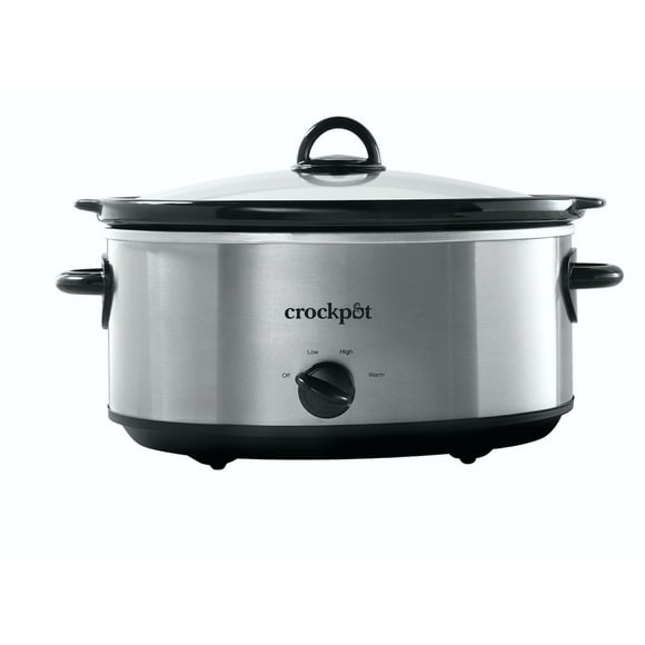 Crockpot 7-Quart Slow Cooker, Manual, Stainless Steel
