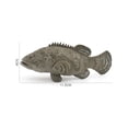 thumbnail image 2 of Figura de pez con forma de mero realista, modelo de animal marino de PVC, 2 of 3