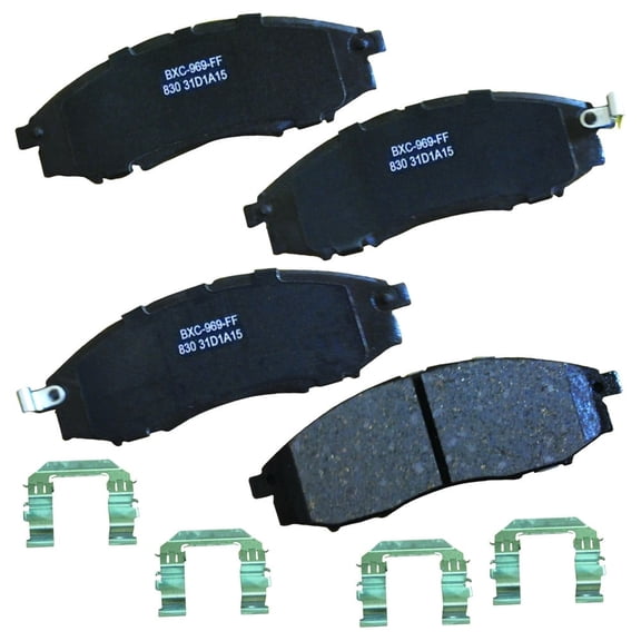Disc Brake Pad Set Fits select: 2000-2004 NISSAN XTERRA, 2003-2004 NISSAN FRONTIER