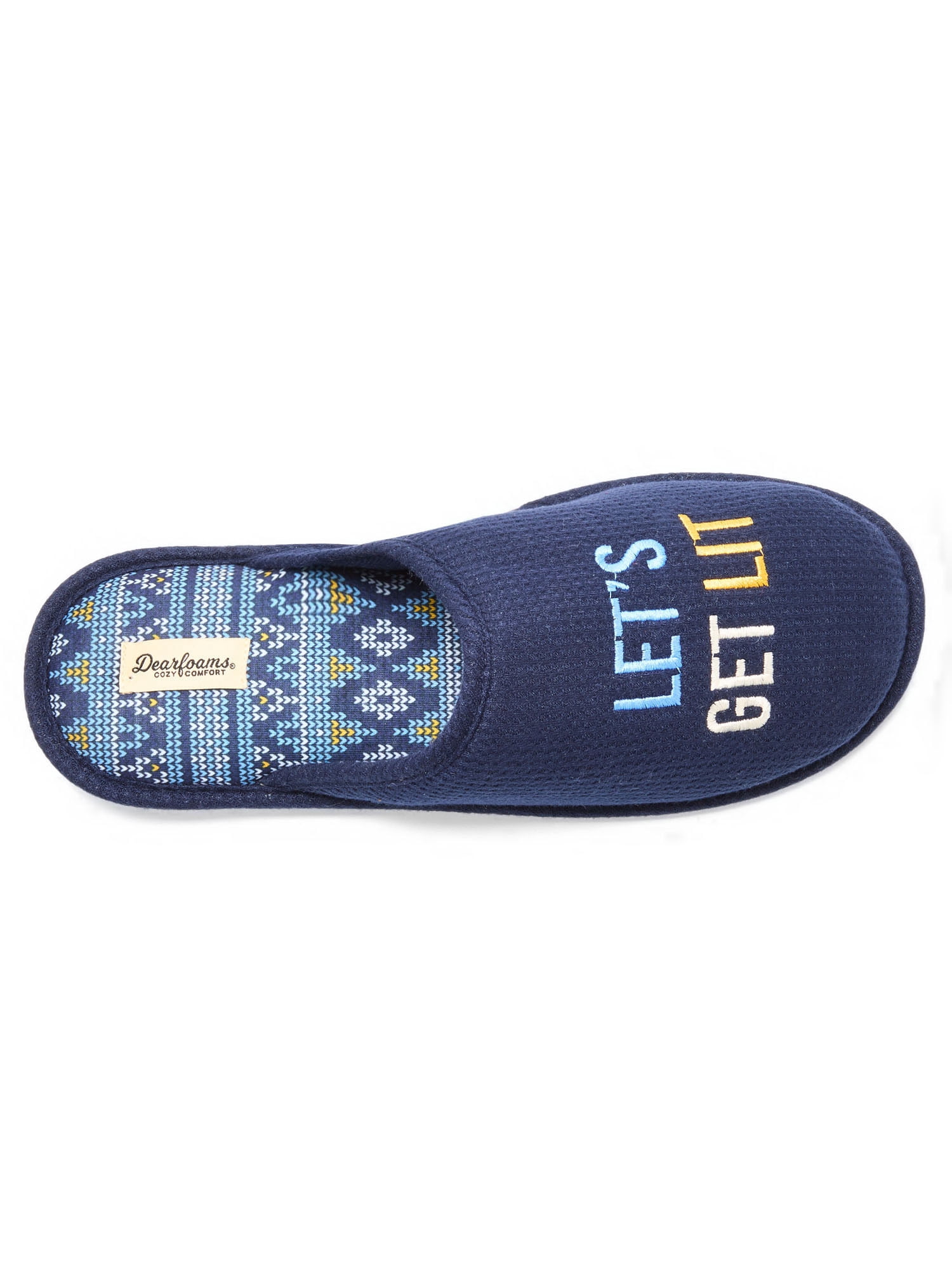 Dearfoams Cozy Comfort Men's It's Lit Novelty Slippers