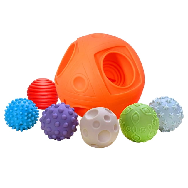 Bolas sensoriales ROHSCE para niños pequeños de 1 a 3 bebés, juguetes Montessori
