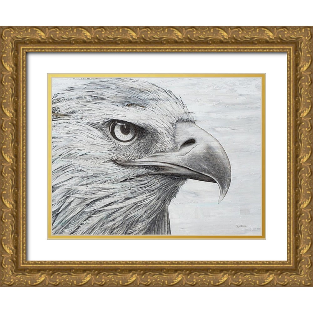 Cusson, Marie Elaine 32x25 Gold Ornate Wood Framed with Double Matting