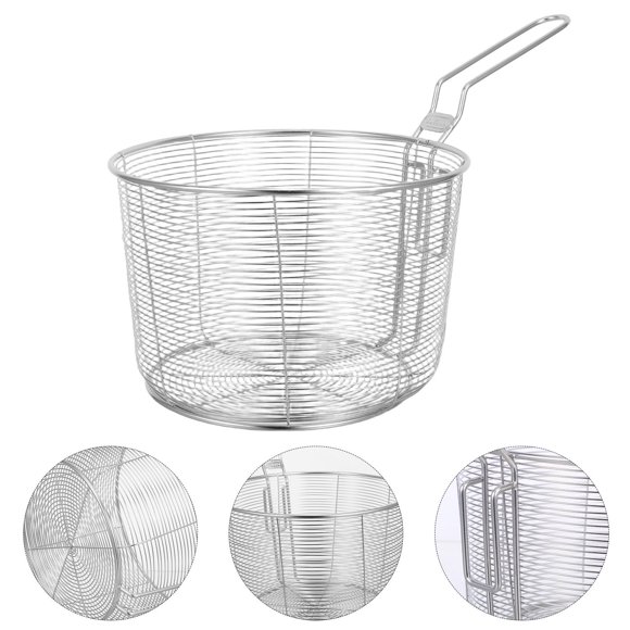 OULII Ramen Noodle Strainer Stainless Steel Draining Water Cooking Aid 1Pcs