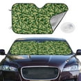 thumbnail image 2 of Kdxio Crayfish Army Print Windshield Sun Shade,UV Rays and Sun Heat Protection,Sunshade for Car Windshield,Car Shade Front Windshield - Medium, 2 of 6