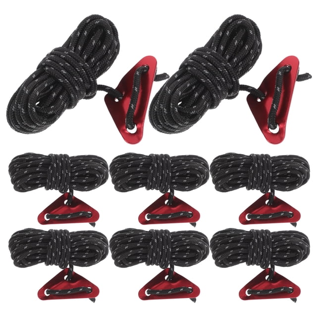 YSNOOWE 8Ud Cuerda Para Camping Con Resistencia Ultrasólida Para Vientos Y Alta Durabilidad