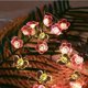 thumbnail image 1 of Lámpara decorativa de festival irlandés, lámpara de alambre de cobre, cadena de luces LED con forma de trébol, mariposa y flor, 1 of 5