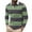 Green, variant on hotojiny Mens Shirts Stylish Striped Long Sleeve Stretchy Casual T-Shirts Lightweight Summer Vacation Party Golf Shirts