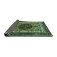 thumbnail image 2 of Ahgly Company Indoor Rectangle Abstract Turquoise Blue Modern Area Rugs, 3' x 5', 2 of 4