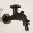thumbnail image 4 of en Relieve Lavabo Fregadero Grifo de Agua Grifo Hogar Hotel Jardín Decoración - Multicolor 8 4 puntos de negro Sunnimix Grifo de agua, 4 of 8