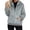 A-Gray, variant on Womens Half Zip Sweatshirts Warm Sherpa Fuzzy Casual Jacket for Winter Going out Tops Trendy Fall Pullover(XX-Large,Gray)