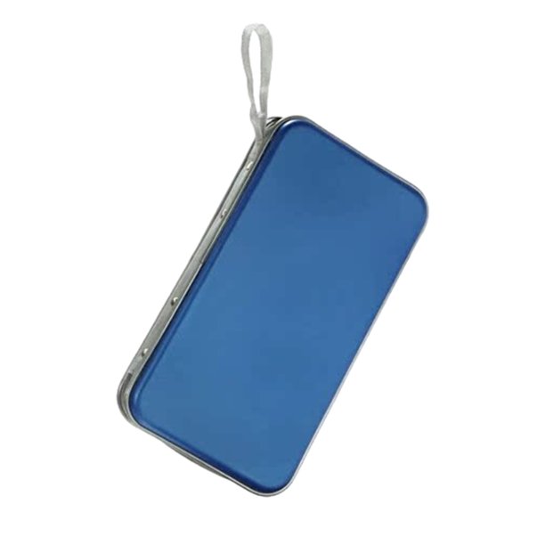 Matsuzay Soporte organizador de DVD de plástico duro - Protección a prueba de polvo de fácil acceso Estuche de DVD con cremallera Azul Type3 NO3