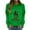 Green, variant on Long Sleeve Shirts for Women Hemlock Round Neck Long Sleeved Deer Merry Christmas Printed Hoodie Sweatshirt