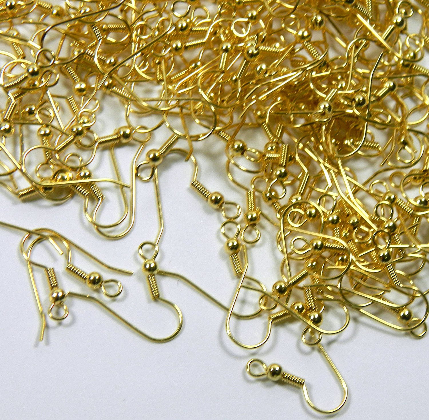 100 Gold Plated Surgical Steel Earwires Ear Wires 