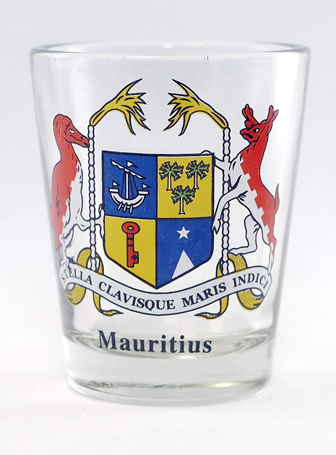 ST.THOMAS US VIRGIN ISLANDS BEACH CHAIR FROSTED SHOT GLASS 