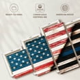 thumbnail image 6 of Elephant Stock Rustic Usa Police Flag Wall Art - Horizontal Multi Panel Canvas - Living Room Wall Decor - Flags Multi Panel - Red And Blue Decor - 68" x 30", 6 of 8