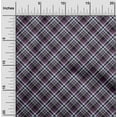 thumbnail image 2 of oneOone Cotton Poplin Plum Fabric Plaid Diy Clothing Quilting Fabric Print Fabric By Yard 42 Inch Wide, 2 of 4
