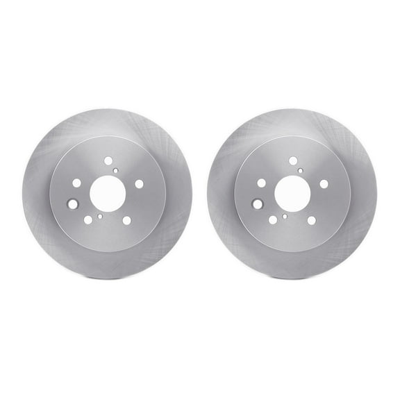Dynamic Friction Company Rear Brake Rotors 6002-75011