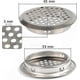 thumbnail image 2 of 53mm Stainless Steel Air Vent Louvers for Ventilation, Pack of 20, 2 of 5