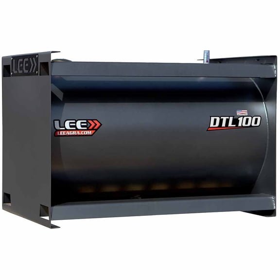 LEE DTL 100 Diesel Fuel Transfer Tank, 100-Gallon Heavy-Duty Steel, Low Profile Portable Auxiliary Storage, Truck Bed Tank