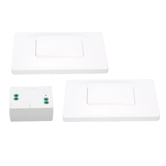 Kit De Interruptor De Luz Inalámbrico, Interruptor De Pared Ignífugo Confiable Autoalimentado De 433MHZ, Seguro Antideformación, Resistente Al Agua Para El Hogar