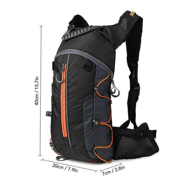 Foldable Cycle Backpack Lightweight Outdoor Sports Bike Riding Hydration Pack Backpack with 2L Water Bladder