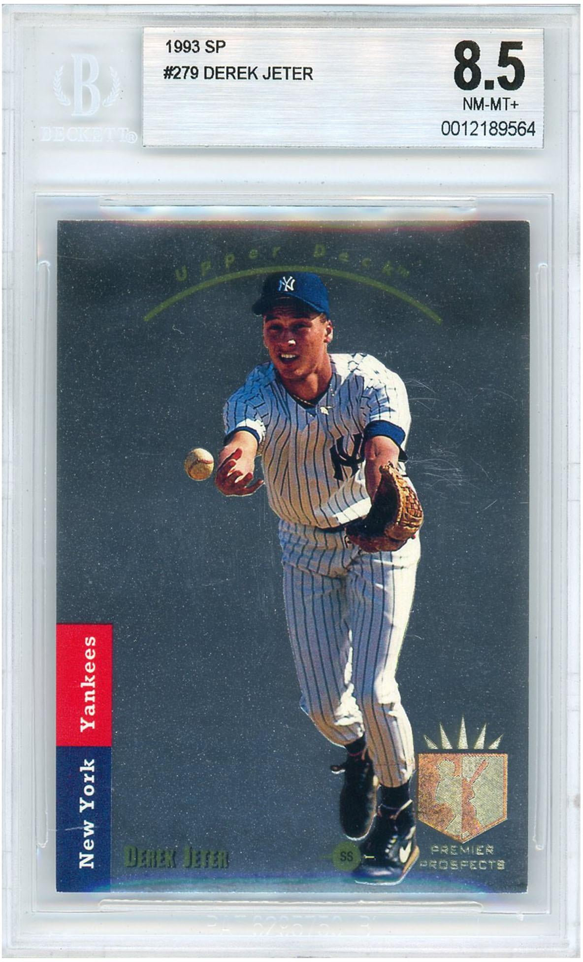 Derek Jeter New York Yankees 1993 Upper Deck SP Foil RC #279 BGS 8.5 Card - Upper  Deck - Fanatics Authentic Certified - Walmart.com