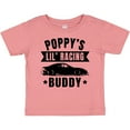 thumbnail image 3 of Inktastic Poppy's Lil' Racing Buddy with Car Silhouette Boys or Girls Baby T-Shirt, 3 of 5