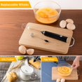 thumbnail image 2 of Electric Milk Frother, USB Rechargeable Milk Frother, 2 in 1 Electric Milk Frother, 2 of 5