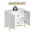 thumbnail image 5 of Newboti Furniture 2 Door White Locker Accent Cabinet BN.1497, 5 of 10