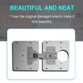 thumbnail image 3 of Joernso 1 Set Hinge Repair Plate Practical Rust Resistant Stainless Steel Furniture Cupboard Hinge Repair Mount Tool for Cabinet, 3 of 8