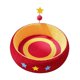 thumbnail image 1 of Rascador para Gatos Tablero Rascador Lounge Cama Ovalada con Cuerda de Papel Y Pelota Interactiva Adecuado para Gatos Traviesos Protección de Sofás Am Redondo, 1 of 8