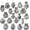 Black Style, variant on 20 Pcs Christmas Diamond Painting Keychain Kits 5D DIY Diamond Art Pendants Double Sided Hanging Key Chains for Christmas Party Decoration DIY (Gingerbread House)