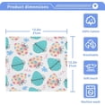 thumbnail image 5 of GZHJMY Easter Eggs Washcloths 2 Pack, Highly Absorbent Soft Cotton Baby Washcloths Fingertip Towels, 12 x 12 Inch, 5 of 7