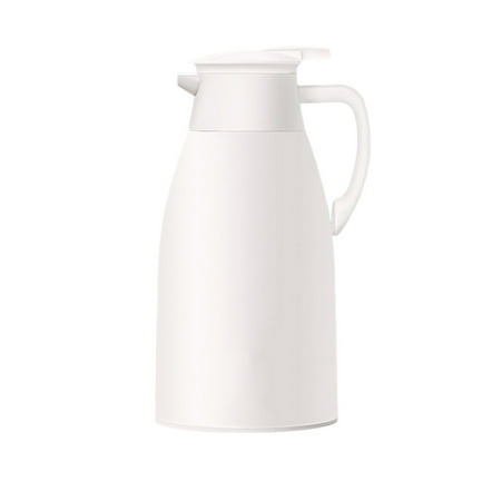 

Insulated Kettle Insulation Pot Dustproof Design Labor-saving Handle Kettle for Home Daily Use and Office White 1.3